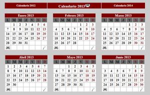 Calendario 2013