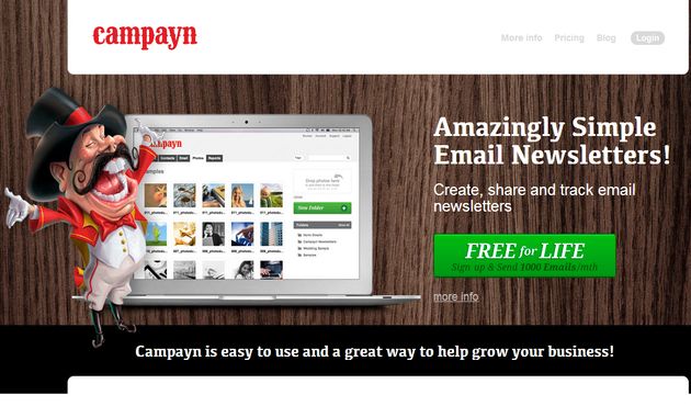Campayn, servicio online gratuito para gestionar el envío de boletines de correo