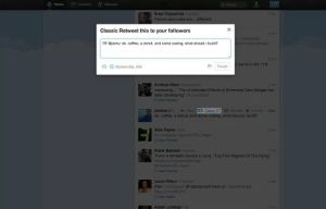 Classic Retweet