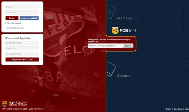 FCBfeel, nace la red social oficial del FC Barcelona