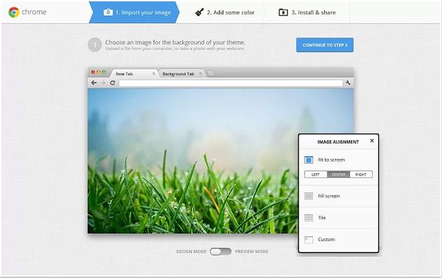Mi tema de Chrome, crea y comparte temas para Chrome con la app oficial de Google