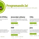 Programando.la, colección de vídeo tutoriales en español para aprender a programar