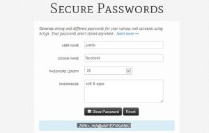 Secure Passwords