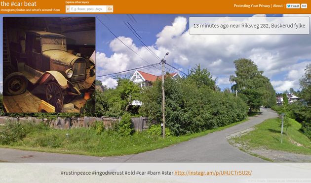 The Beat, geolocalizando en Street View las fotos compartidas en Instagram