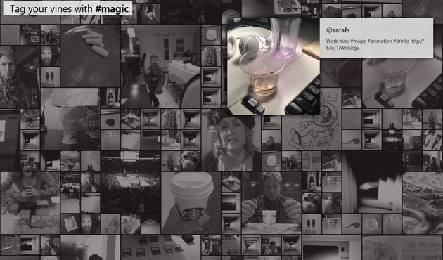 VineRoulette, atractiva forma de visualizar online los vídeos compartidos con Vine en Twitter