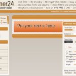Webbanner24, crea todo tipo de banners con esta utilidad web gratuita