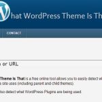 Whatwpthemeisthat, un sitio para descubrir el tema y los plugins que usan los sitios en WordPress