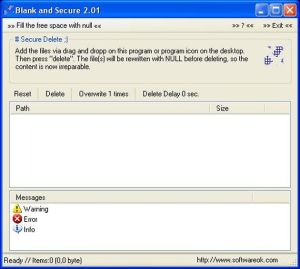 Blank and Secure
