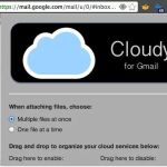 Cloudy for Gmail, adjunta archivos de redes sociales y servicios de almacenaje en tus correos de Gmail (Chrome)