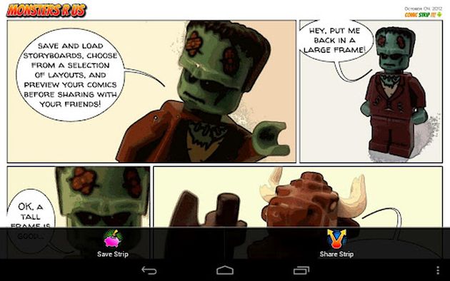 Comic Strip It!, una app gratuita para crear tiras cómicas en tu Android