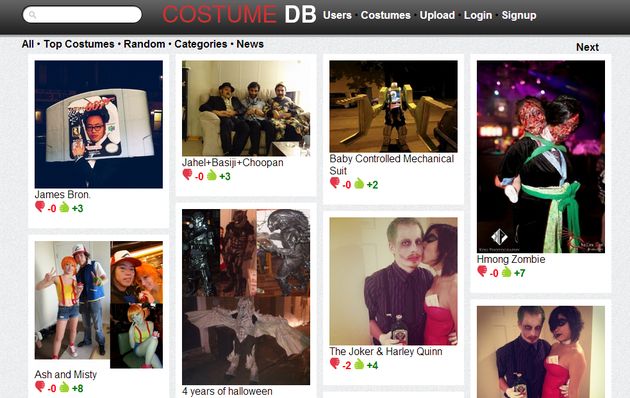 Costume DB, una red social para compartir y votar los mejores disfraces