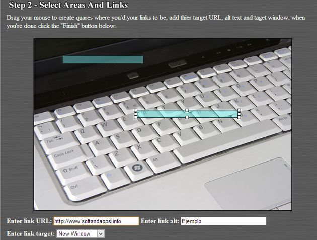 HTML Map Creator, utilidad web para insertar múltiples links en imágenes e incrustarlas en nuestros sitios