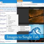 Img2tab, extensión de navegador para abrir todas las imágenes de una página en una nueva pestaña