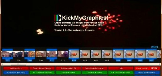 KickMyGraphics: potente software gratuito para crear, editar y optimizar animaciones GIF