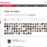 ManageFlitter, gestiona y limpia tus contactos de Twitter con esta utilidad web