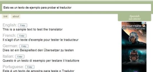 Nice Translator, traduce online cualquier texto hasta a siete idiomas diferentes simultáneamente