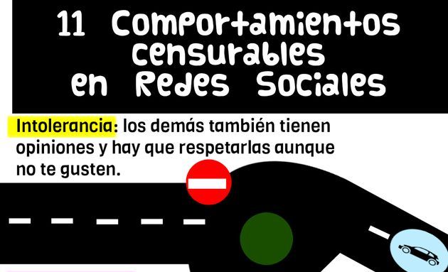 Una infografía que nos enseña 11 conductas censurables en las redes sociales