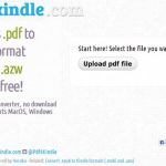 Pdf4kindle, utilidad web gratuita para convertir documentos PDF para Kindle