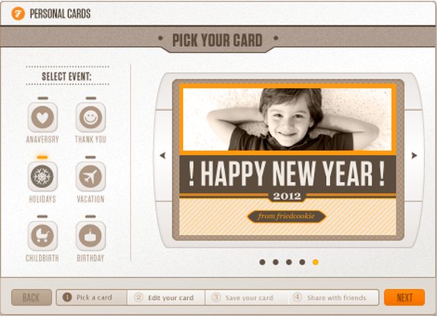 Personal Cards, software para diseñar y enviar tarjetas de felicitación