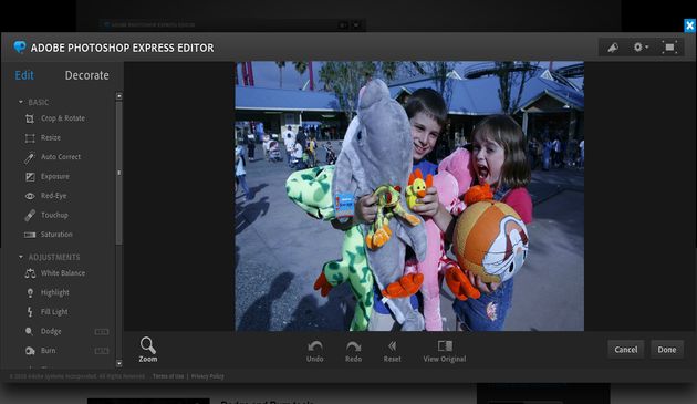 Photoshop Express, retoca y decora tus fotografías con la versión web de Photoshop