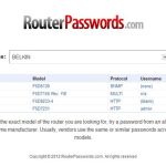 RouterPasswords, busca el usuario y contraseña por defecto para configurar todo tipo de routers
