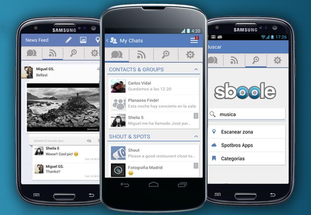 Spotbros, la app de mensajería móvil española que compite con Whatsapp y LINE