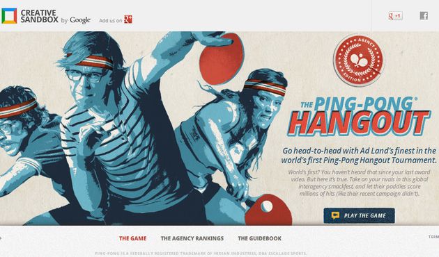 The Ping-Pong Hangout, juega al ping pong con movimientos de cabeza con los hangouts de Google+
