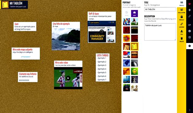 Wallwisher: crea un muro virtual para que tus amigos te dejen fotos, notas, enlaces, archivos y más