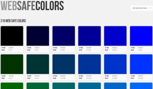 Web Safe Colors