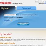 Wikisend, envía archivos de hasta 100 Mb a tus amigos de forma rápida
