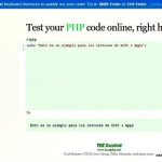 WriteCodeOnline, testea online tu código en JavaScript o PHP