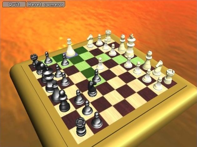 pouetChess, juego de ajedrez en 3D para uno o dos jugadores