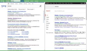 Bing vs Google