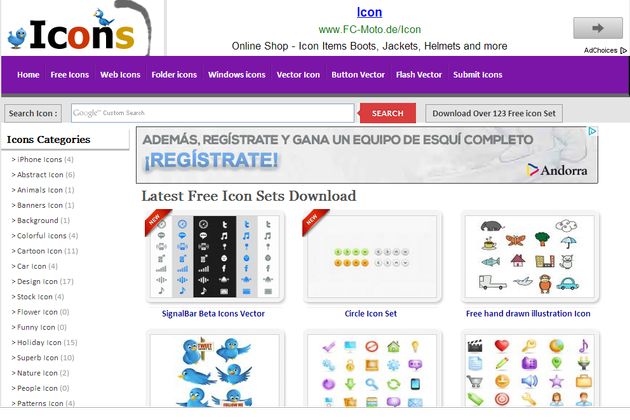 FreeIconsWeb: más de 100 sets de iconos gratuitos para descargar