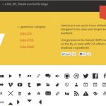 Genericons: más de 60 fuentes de iconos gratuitos para blogs