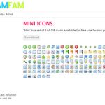 Mini Icons, una selecta colección de iconos minimalistas para uso gratuito