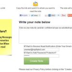 NoteDIP: envía notas privadas que se destruyen al ser leídas