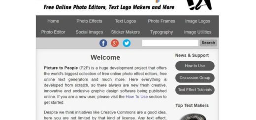 Picture to People: aplica efectos, edita fotos, crea textos, convierte imágenes y más