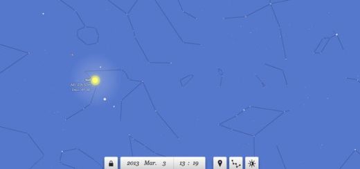 Planetario, mapa interactivo del cielo para la exploración de planetas y estrellas