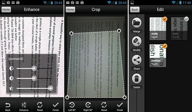Scan Master, escanea documentos con tu Android y guárdalos en PDF