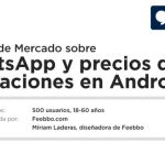 Estudio de mercado sobre WhatsApp y los precios de las apps Android en una infografía