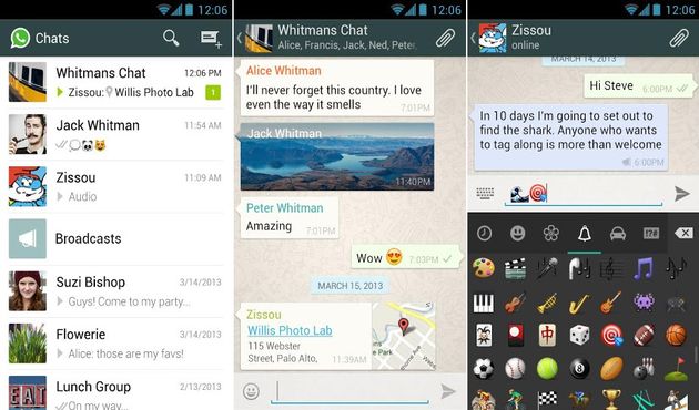 Ya disponible en Google Play la actualización de WhatsApp con interfaz Holo y pago por PayPal