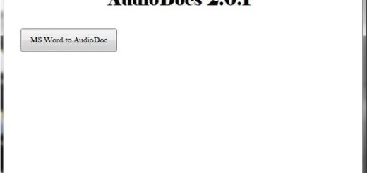 AudioDocs, convierte documentos DOC a archivos de audio
