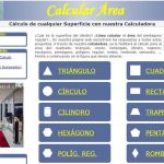 Calcular Área, calculadora online de áreas para múltiples formas geométricas