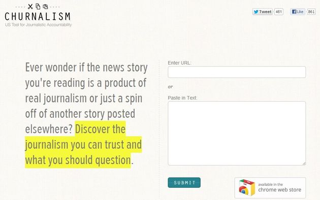 Churnalism, utilidad web para detectar textos copiados de la red