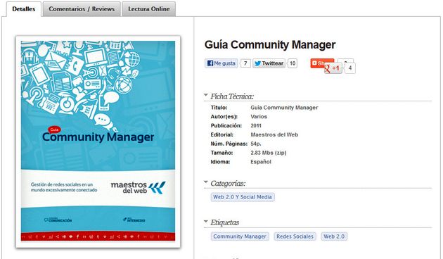 Guía Community Manager, ebook gratuito para gestión de redes sociales