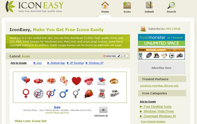 Icon Easy, un directorio con más de 15000 iconos de gran calidad