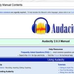 Completo y detallado manual de Audacity