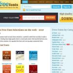 Search Free Fonts, un directorio que reúne alrededor de 13000 fuentes de texto gratuitas