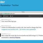 Twipster, apariencia minimalista para la versión web de Twitter